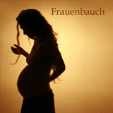 Artperformance Frauenbauch